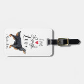 Live Laugh Love a Gordon Setter Bagagelabel (Voorkant horizontaal)
