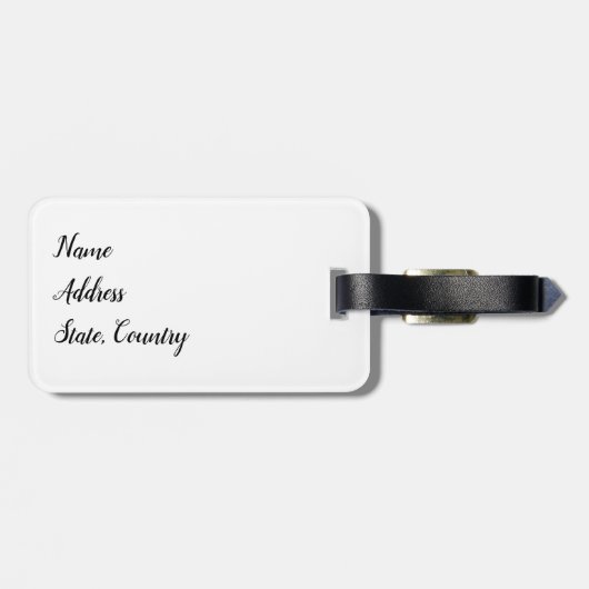 Live Laugh Love a Gordon Setter Bagagelabel (Achterkant horizontaal)