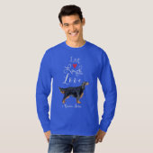 Live Laugh Love a Gordon Setter T-Shirt (Devant entier)