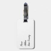 Live Laugh Love a Skye Terrier Bagagelabel (Achterkant verticaal)