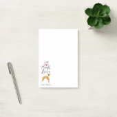 Live Laugh Love an Italian Greyhound Post-it Notes (Bureau)
