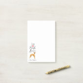 Live Laugh Love an Italian Greyhound Post-it Notes (Sur un bureau)