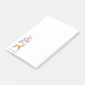 Live Laugh Love an Italian Greyhound Post-it Notes (Incliné)
