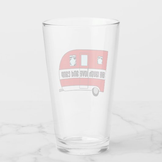 "Live, Laugh, Love and Camp Glas (Achterkant)