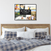 Live Laugh Love Black Photo Collage Canvas Afdruk (Insitu (Slaapkamer))