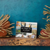 Live Laugh Love Black Photo Collage Fotoplaat (Zijkant)