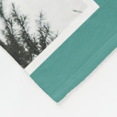 Live Laugh Love Blauwgroen Photo Collage Fleece Deken (Hoek)