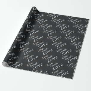 Live Laugh Love Cadeaupapier