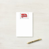 "Live Laugh Love & Camp" Post-it® Notes (Op bureau)