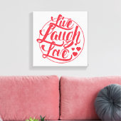 Live Laugh Love Canvas Afdruk (Insitu (Woonkamer))