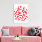Live Laugh Love Canvas Afdruk (Insitu (Woonkamer))
