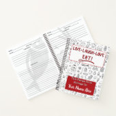 Live Laugh Love EAT! Livre de recettes, personnali (Intérieur)
