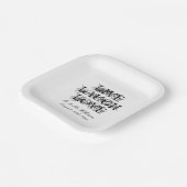 Live Laugh Love élégante assiette de mariage (Angulaire)