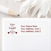 Live Laugh Love Etiket (Insitu)