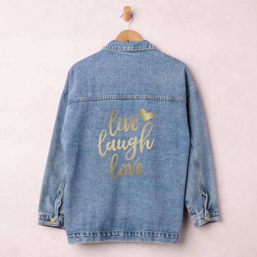 Live Laugh Love Faux Gold Letting (Hangar)