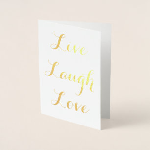 Live - Laugh - Love Folie Kaarten