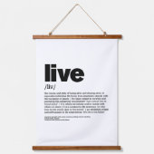 Live Laugh Love Hangend Wandkleed (Voorkant)