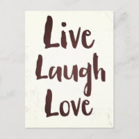 Live Laugh Love inspirerend quote