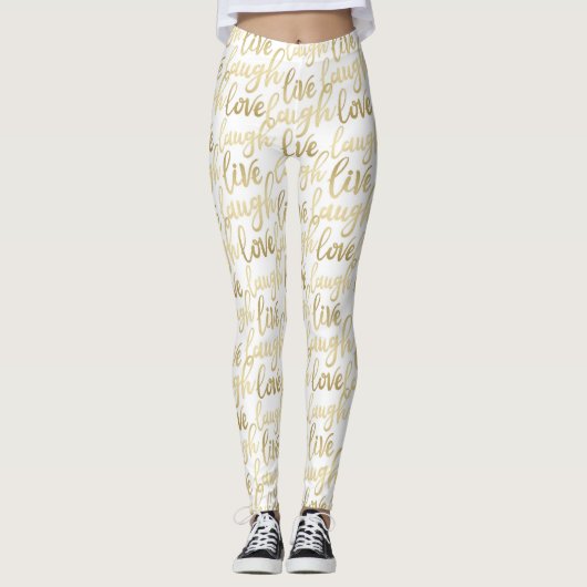 Live Laugh Love Leggings (Voorkant)