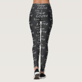 Live Laugh Love Leggings femmes (Dos)