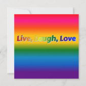 Live, Laugh, Love notiecard (Voorkant)