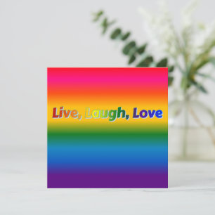 Live, Laugh, Love notiecard