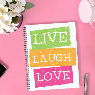 Live Laugh Love Notitieboek