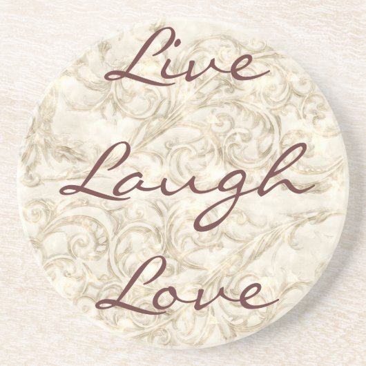 Live Laugh Love Onderzetter (Voorkant)