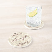 Live Laugh Love Onderzetter (Zijkant)