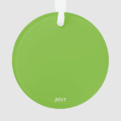 Live Laugh Love Ornement avec support vert (dos)