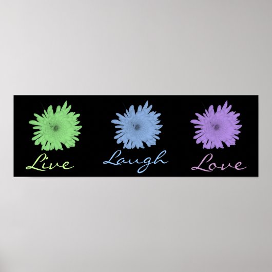 Live Laugh Love Poster (Voorkant)