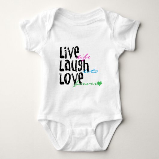 Live Laugh Love Romper (Voorkant)