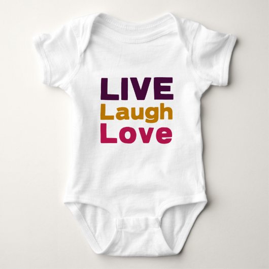 Live Laugh Love Romper (Voorkant)