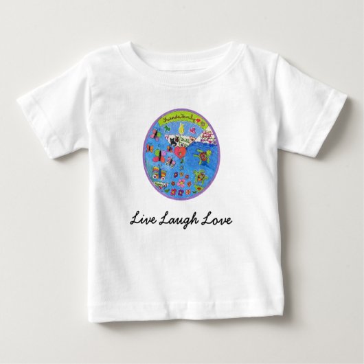 Live Laugh Love shirt design (Voorkant)