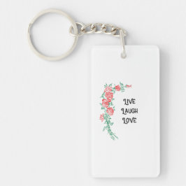Live Laugh Love-sleutelketen Sleutelhanger