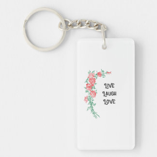 Live Laugh Love-sleutelketen Sleutelhanger