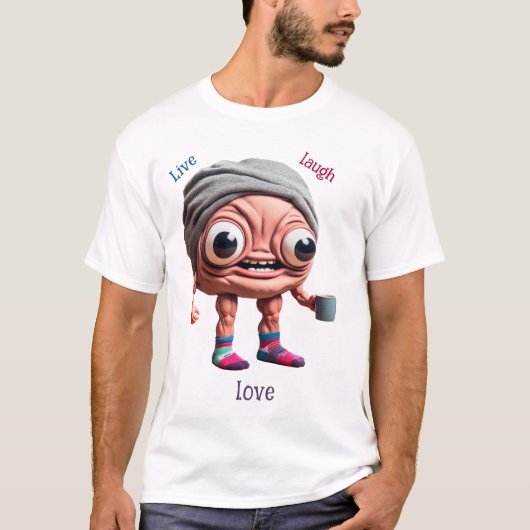 Live, Laugh, Love T-shirt (Voorkant)