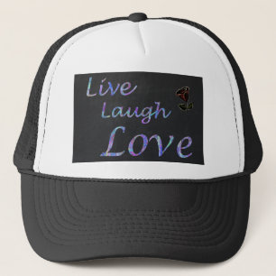 Live Laugh Love Trucker Pet