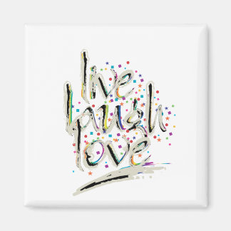 Live, Laugh, Love Words Magneet