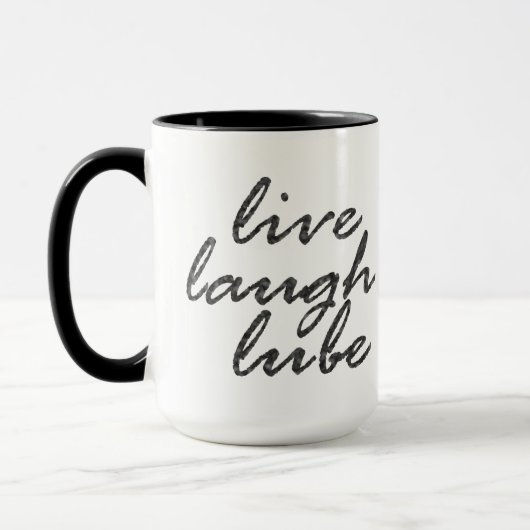 Live Laugh Lube Mok (Links)