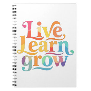 Live Learn Grow Notitieboek