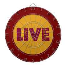 Live & Let Live in Orbit Dart Board