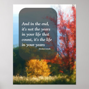 Live Life Attitude Inspirerend Quote Poster