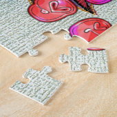 "Live Life Large" Kunstdruk Legpuzzel (Zijkant)