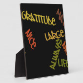Live Life Large Word Art Print Fotoplaat (Zijkant)