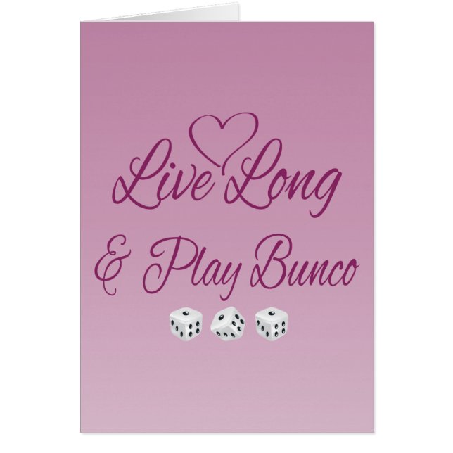 Live Long en Play Bunco (Voorkant)