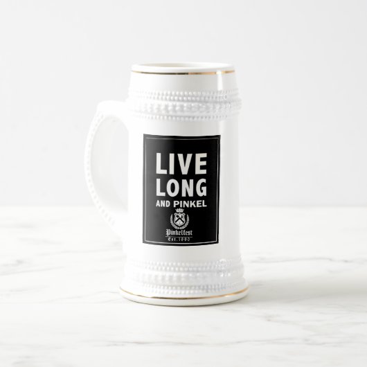 Live Long Stein Bierpul (Voorkant links)