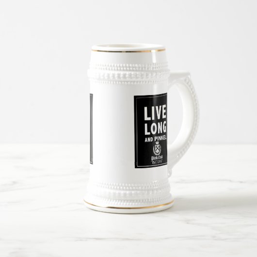Live Long Stein Bierpul (Voorkant rechts)