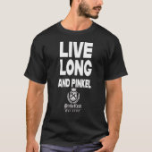 LIVE LONG WHITE T-SHIRT (Voorkant)