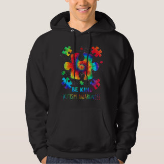 Live Love Accepteer Autism Awareness Tie Dye Autis Hoodie
